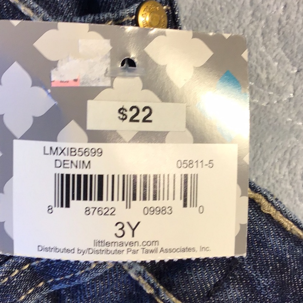 NWT Little maven set of 2 pair jeans 3Y